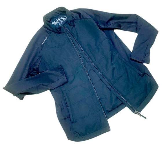 Sun Mountain wind wear zip up black lightweight insulated athletic jacket medium - Picture 2 of 8